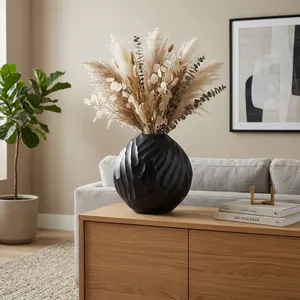 ARLENCLIFF BLACK VASE 14 (IN) 11