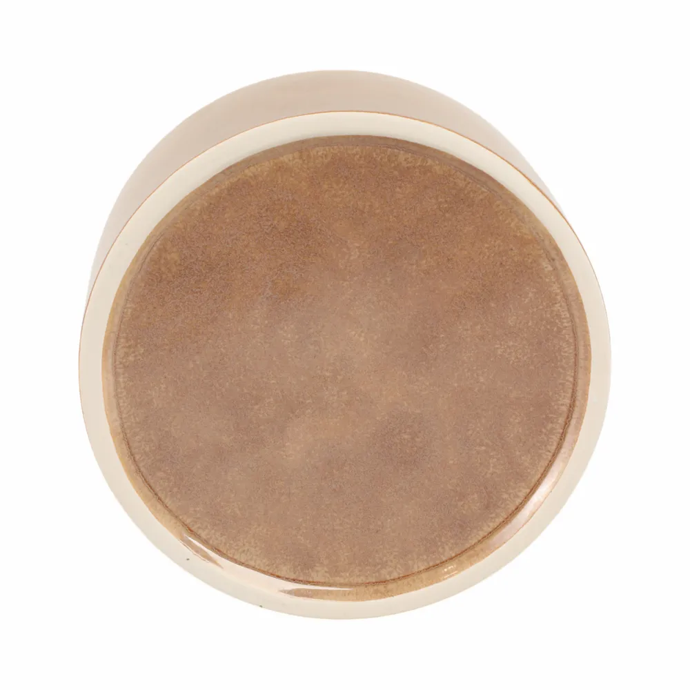 ROCKMILL BROWN VASE 7 (IN)