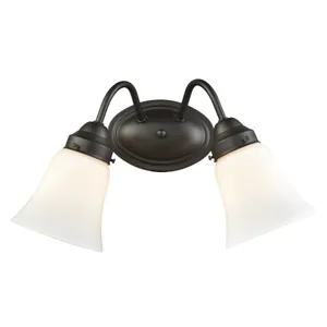 Califon 13'' Wide 2-Light Vanity Light - Oil Rubbed Bronze 1