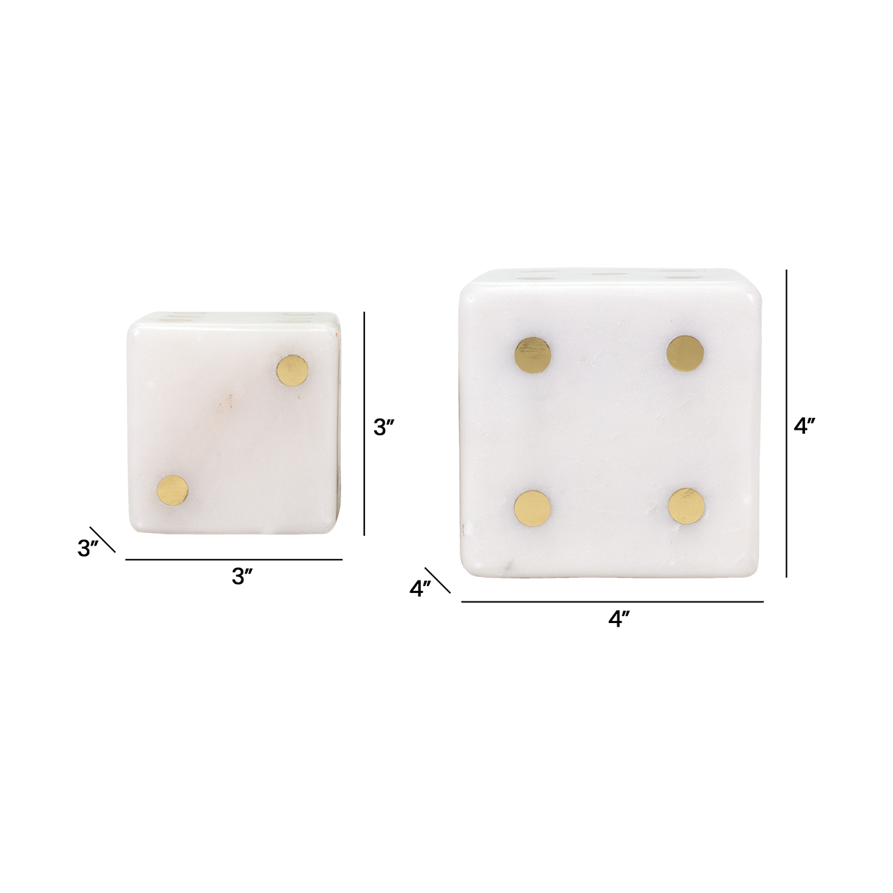Rowan Dice Sculptures -Set 2 3