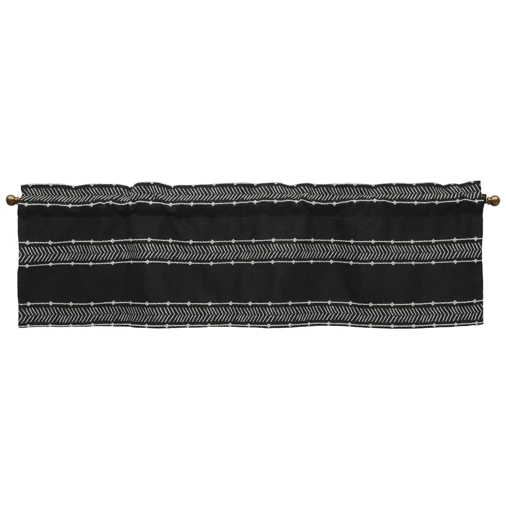 Summit Trail Onyx Valance - 52x16