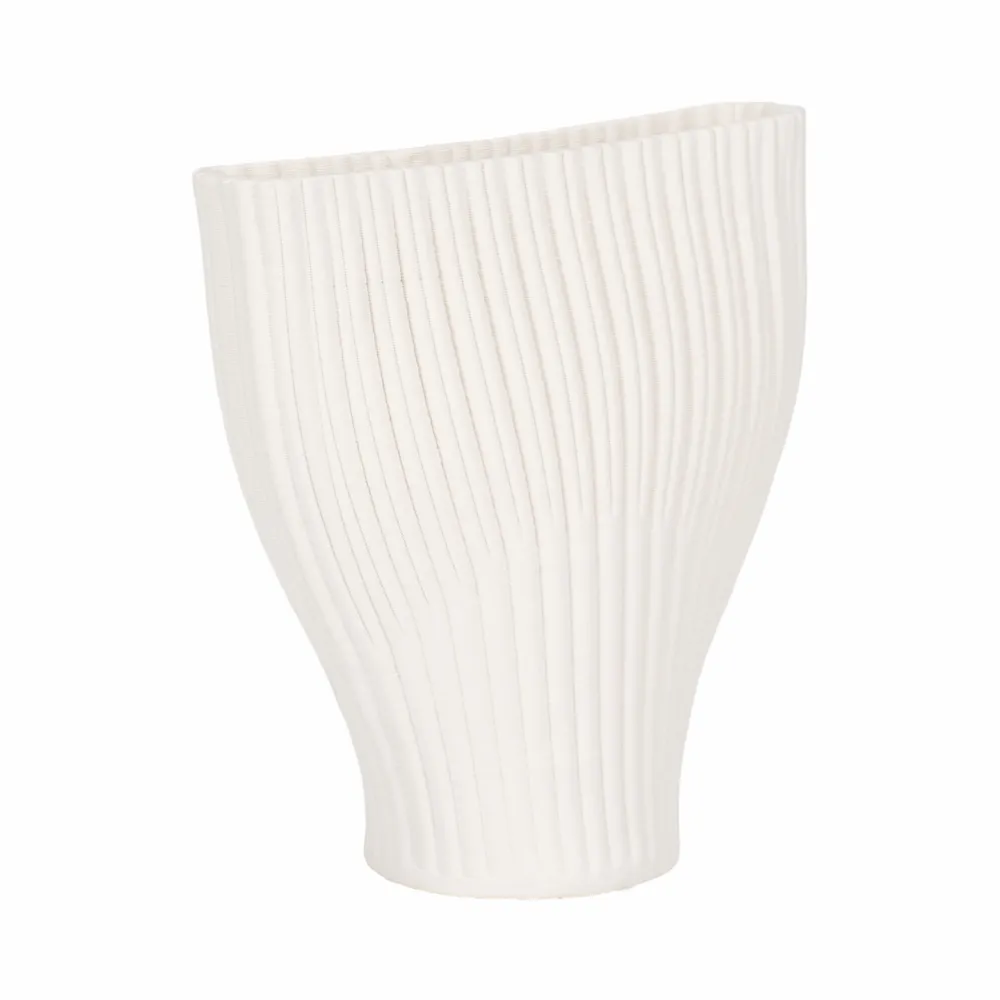 STORMTON IVORY VASE 9 (IN)