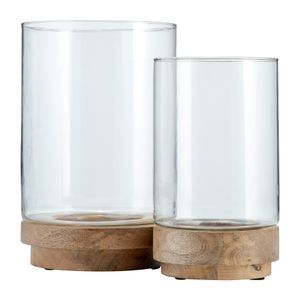 CELIASIDE SET OF 2 CLEAR HURRICANE 11 (IN) 3