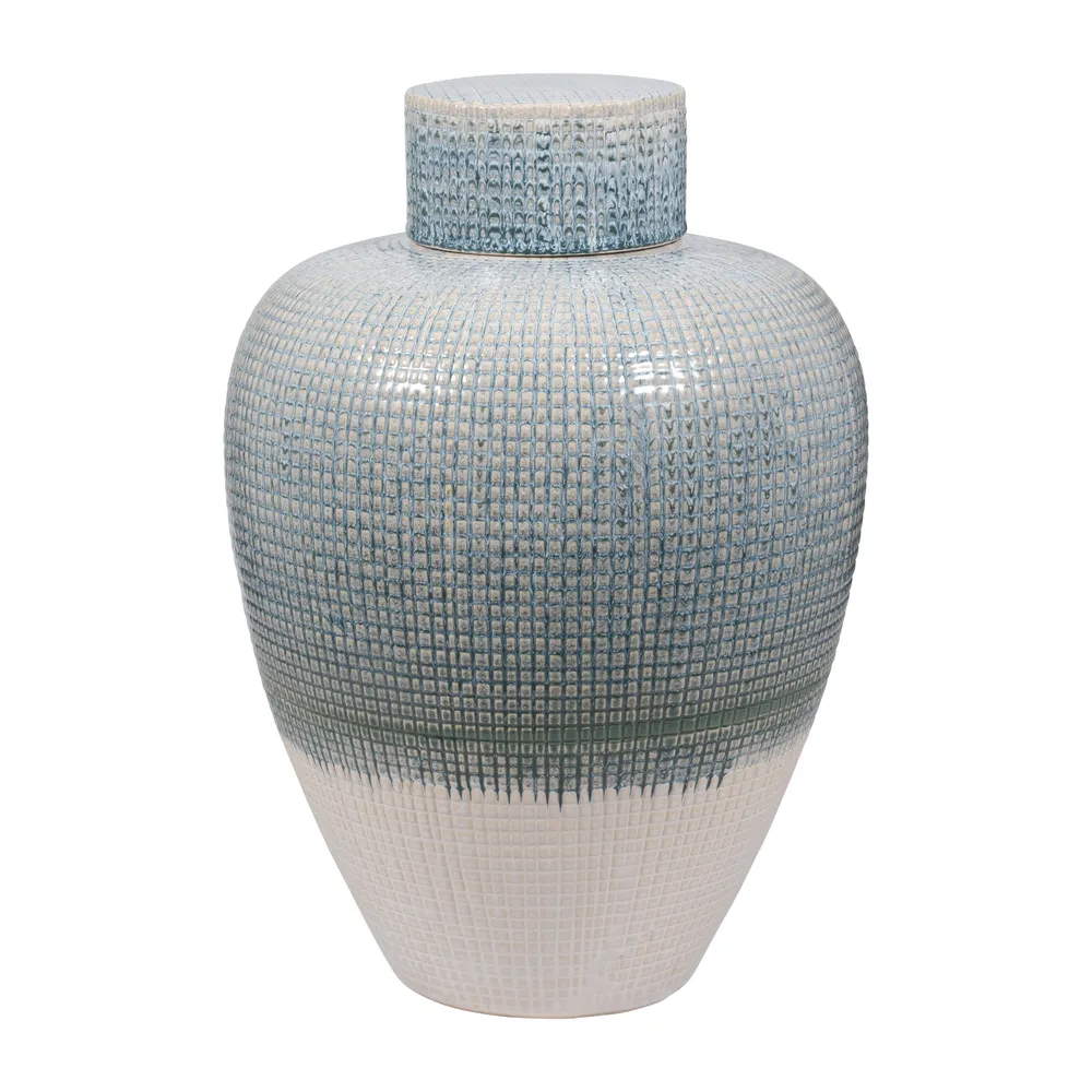DREWDALE BLUE VASE 20 (IN)