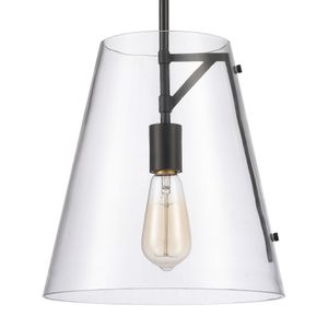 Trustle 11'' Wide 1-Light Mini Pendant - Matte Black 4
