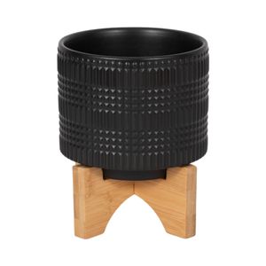 LYNNWELL BLACK PLANTER 5 (IN) 5