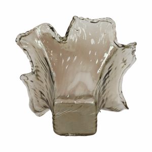 CLAYMORE GRAY GLASS VASE 12 (IN) 8