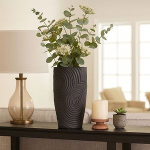 GENTRYLAKE BLACK VASE 16 (IN) 2