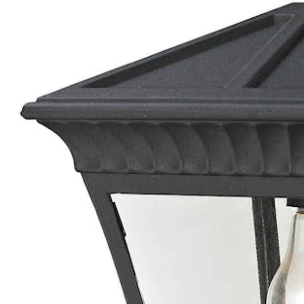 Ridgewood 9'' Wide 1-Light Outdoor Pendant - Matte Textured Black