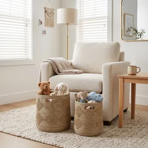 DUNCANGROVE SET OF 2 BROWN STORAGE 16 (IN) 9