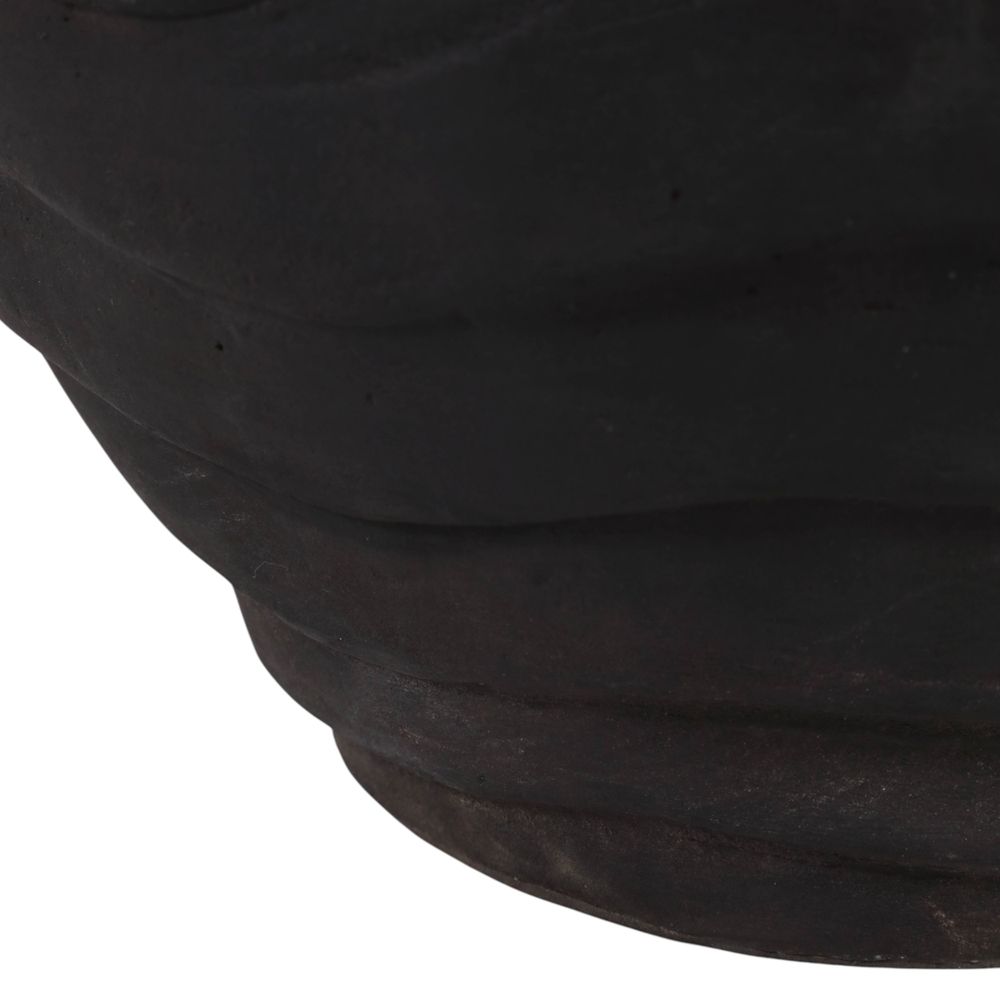 HAVENOAK BLACK VASE 14 (IN)
