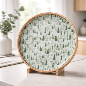 Christmas Tree Platter 10in 1