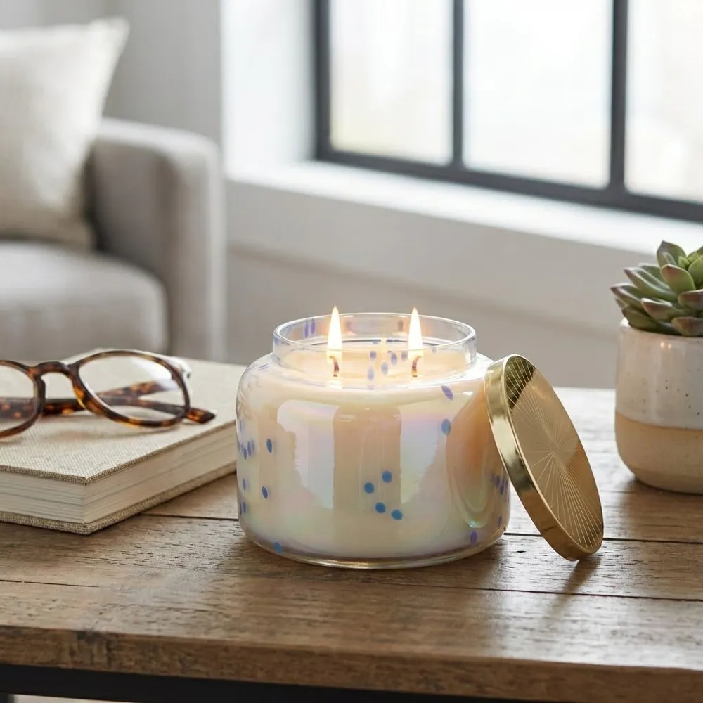 DASHHOLM VERBENA BEAD LUSTER CANDLE 4 (IN)