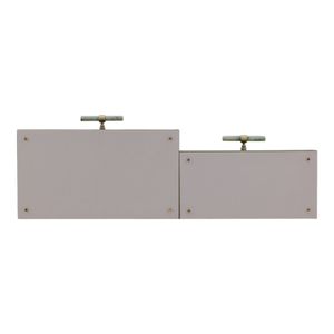GARANDBEACH SET OF 2 GREEN BOXES 7 (IN) 8