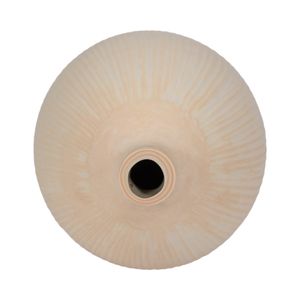 DRAKE IVORY GLASS VASE 19 (IN) 6