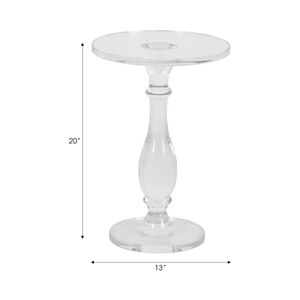 HESTONVIEW CLEAR TABLE 20 (IN) 8