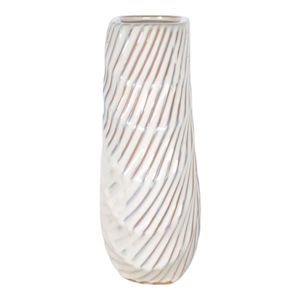 HAYWOODWAY WHITE VASE 12 (IN) 3