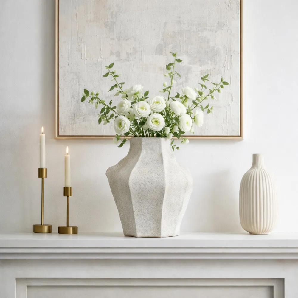 AVAWAY GRAY VASE 15 (IN)