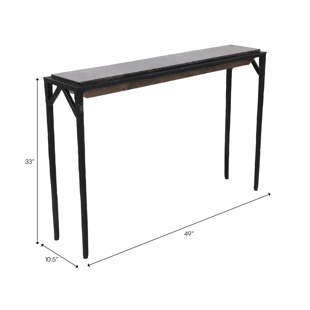 TUCKERHAVEN BLACK CONSOLE 33 (IN)