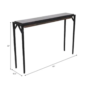 TUCKERHAVEN BLACK CONSOLE 33 (IN) 8