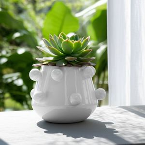 NELSONHAM WHITE PLANTER 5 (IN) 10