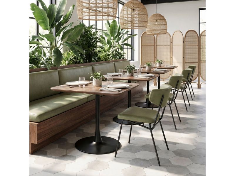 Charon Dining Chair Green 2