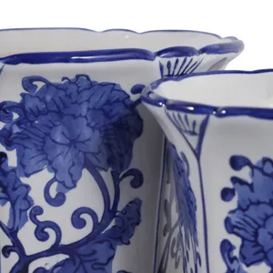 GREERWELL SET OF 2 BLUE PLANTER 6 (IN) 7