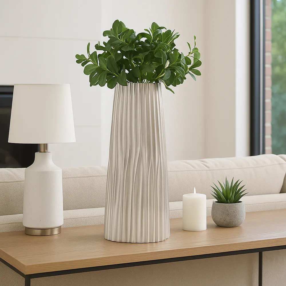COHENLAKE SILVER VASE 22 (IN)