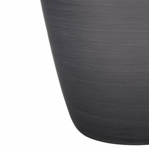 GLASS, 19" VASE W/ RESIN TOPPER, GRAY 5