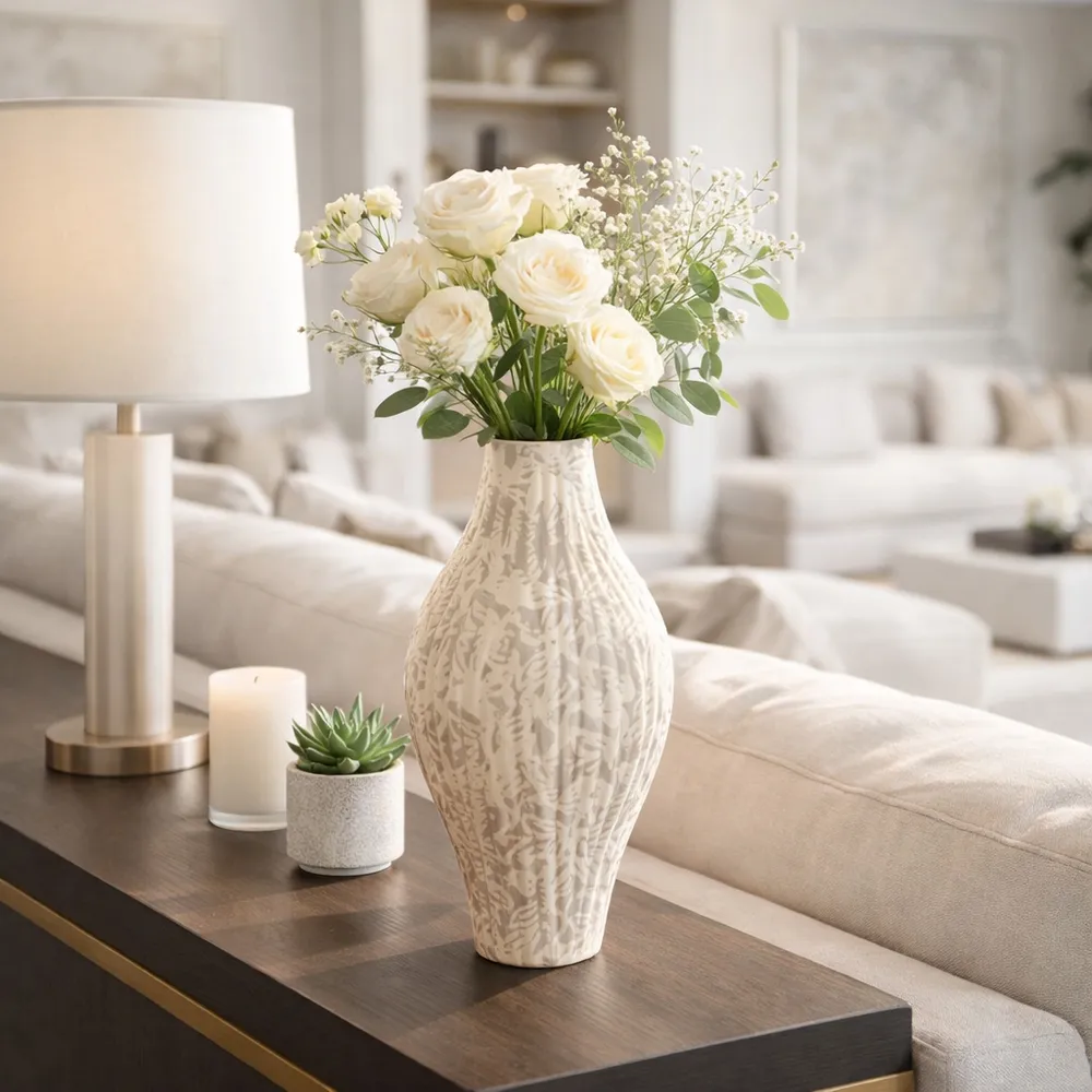 DANFORTHPARK GRAY VASE 14 (IN)