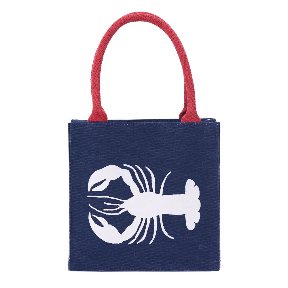 Lobster Navy Reusable Itsy Bitsy Gift Bag