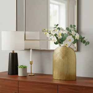 SAGECLIFF GOLD VASE 14 (IN) 13