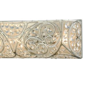 Andalusia 34'' Wide 6-Light Vanity Light - Aged Silver 4