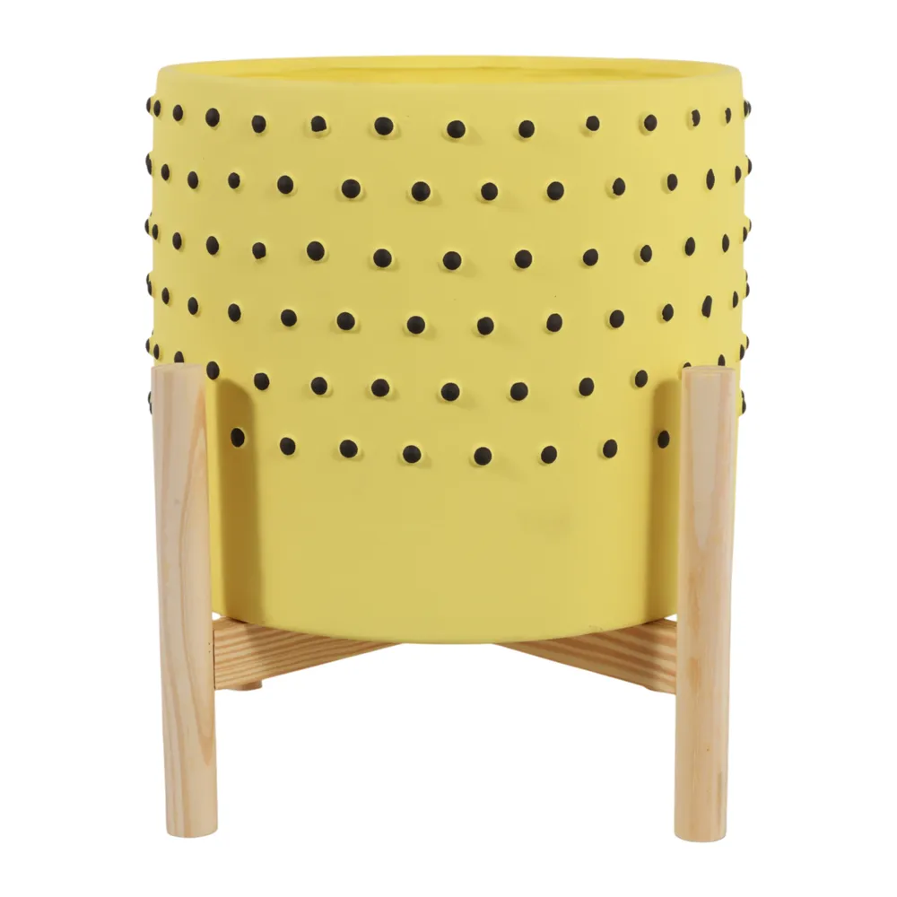 COLECREST YELLOW PLANTER 11 (IN)