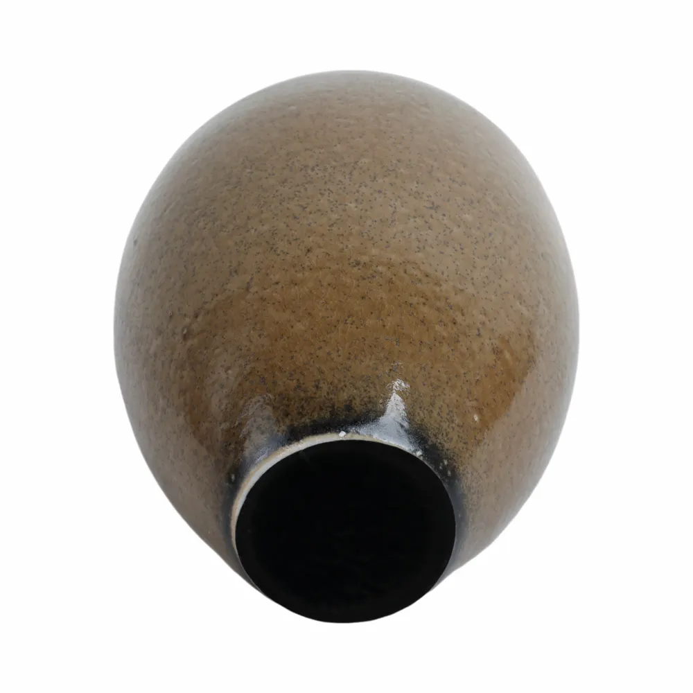 BROGANFORD BROWN VASE 12 (IN)