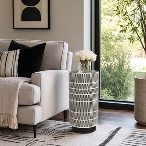 HENLEY BLACK TABLE 23 (IN) 11