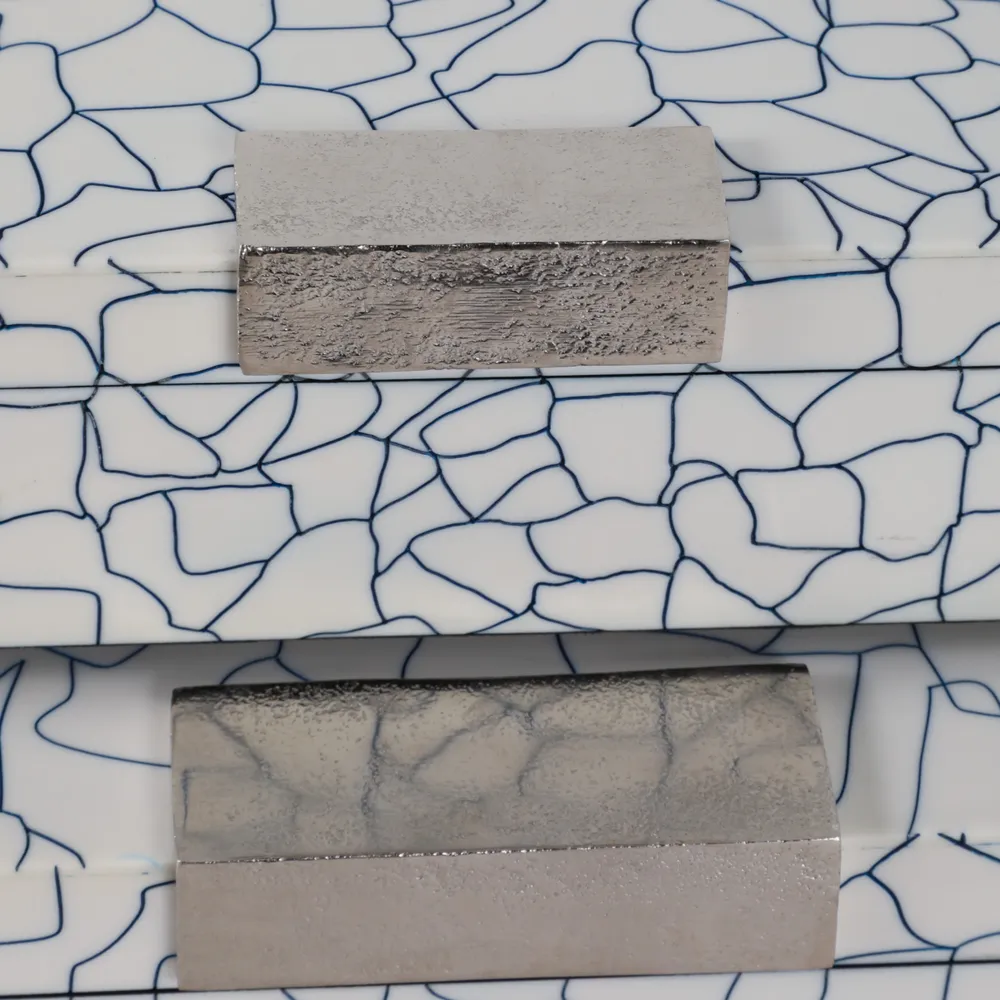 DEWEYFIELD SET OF 2 BLUE BOXES 5 (IN)