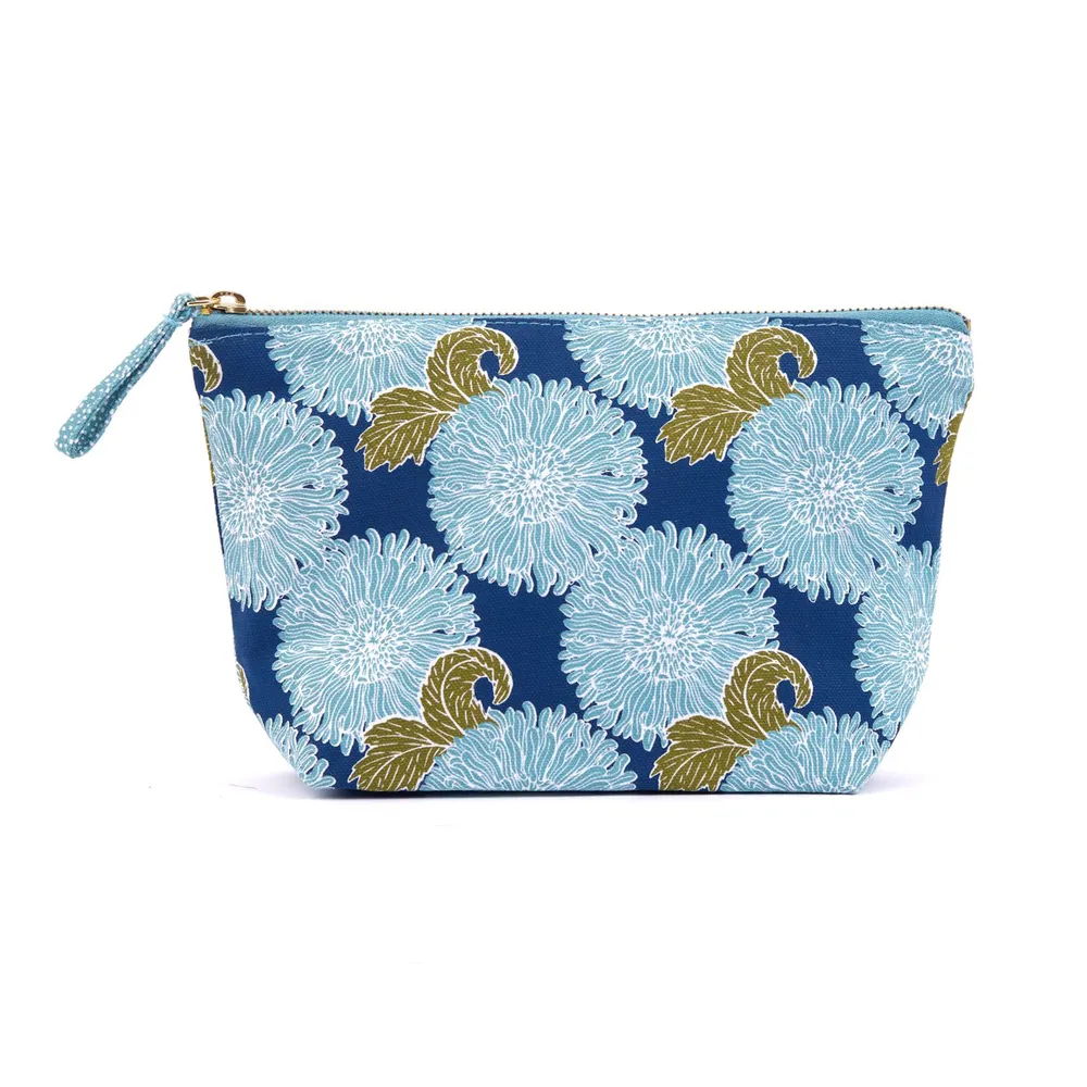 Chrysanthemum Flower Medium Essential Canvas Pouch