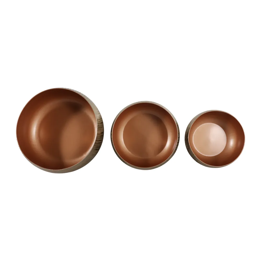 HANLEYCROSS SET OF 3 GOLD PLANTER 6 (IN)