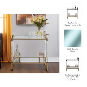 PENNBEACH CLEAR DRINK CART 32 (IN) 10