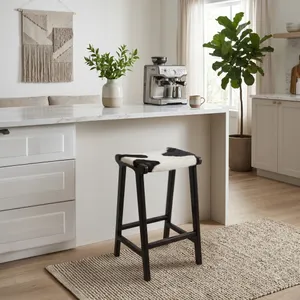HENLEYPORT BROWN STOOL 27 (IN) 2