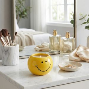 DIXONSTONE COCONUT GOJI SMILEY FACE CANDLE 3 (IN) 13