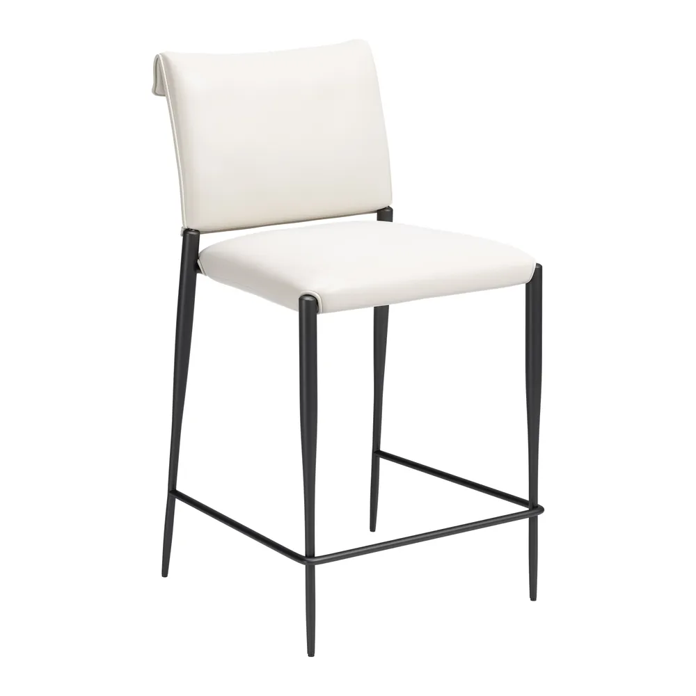 Freesia Counter Stool White