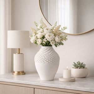 GARTONWAY IVORY VASE 13 (IN) 12