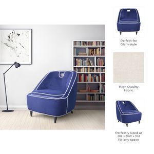 GRIFFINWORTH BLUE CHAIR 31 (IN) 9