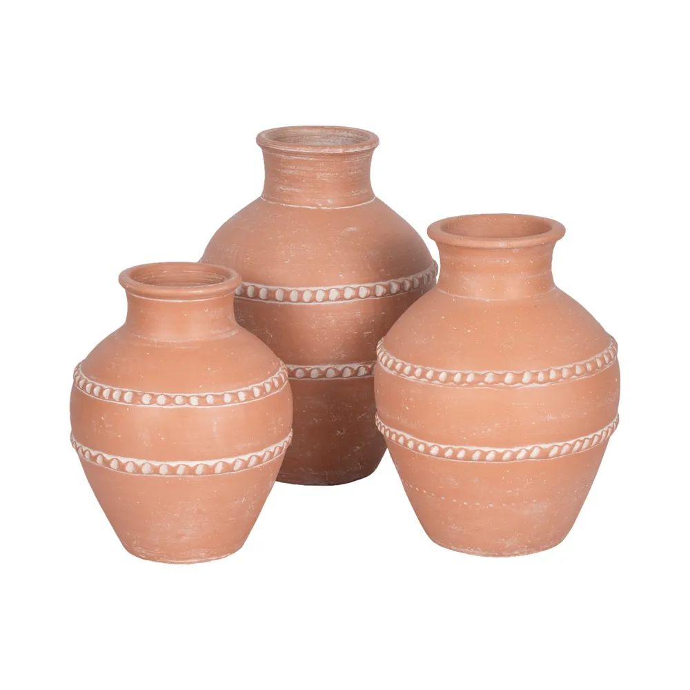 CLAYTONWORTH RED VASE 12 (IN)