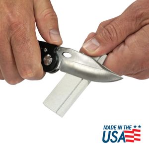 AccuSharp - Natural Arkansas 3" Stone w/pouch 3