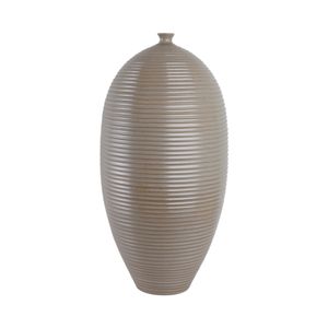 CANTONWIND BEIGE VASE 28 (IN) 3