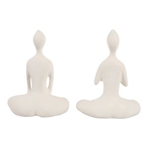 HAMMONDWAY SET OF 2 WHITE DECOR 11 (IN) 5