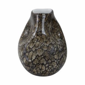 COLEGATE BROWN GLASS VASE 10 (IN) 5